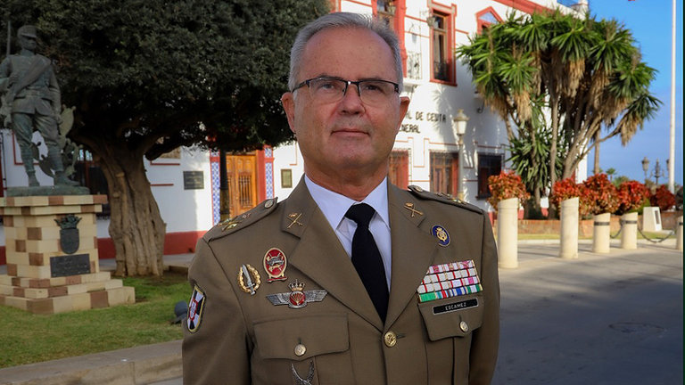 Comandante General de Ceuta. GD. Alejandro Escámez Fernández