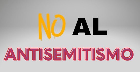 no al antisemitismo