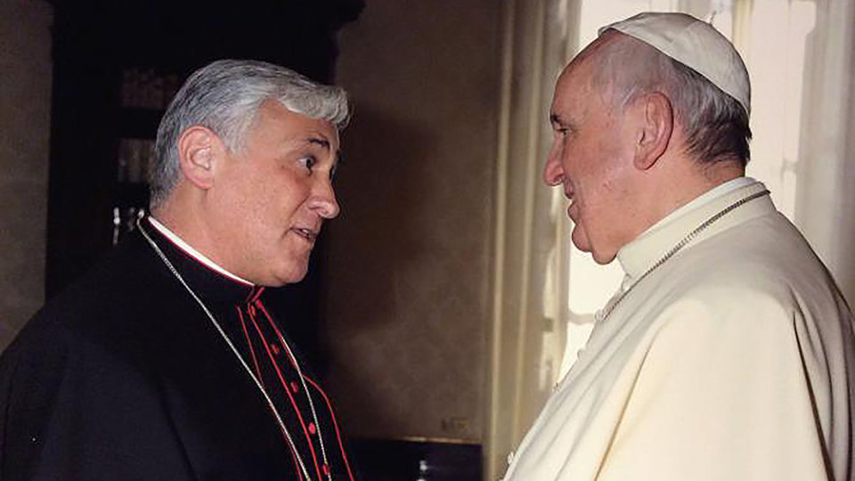 Papa Francisco y Rafael Zornoza