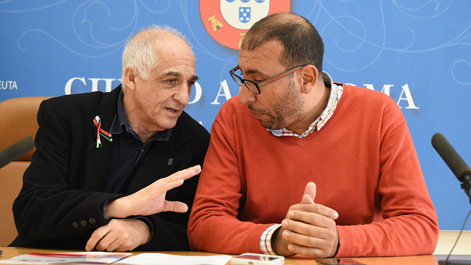 Juan Luis Aróstegui y Mohamed Alí