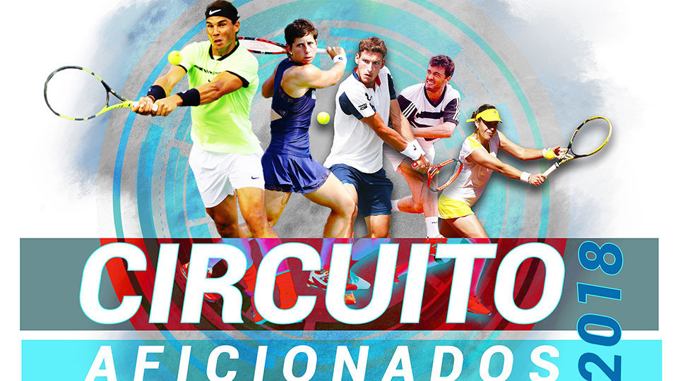 Cartel del torneo de tenis de aficionados
