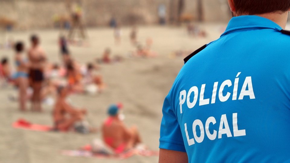 policía local playa