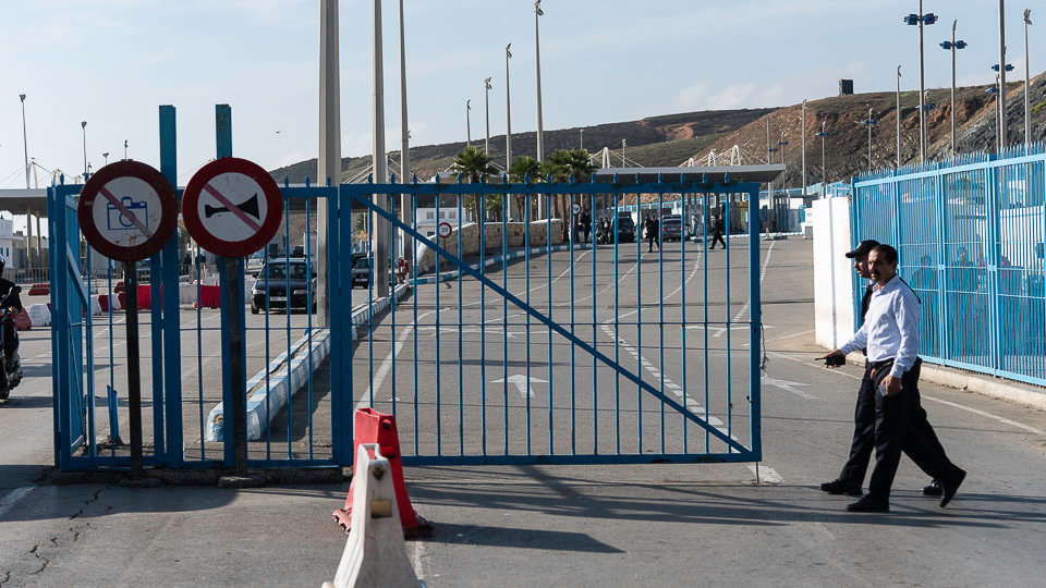 Frontera aduana Marruecos marroquí mehani -2