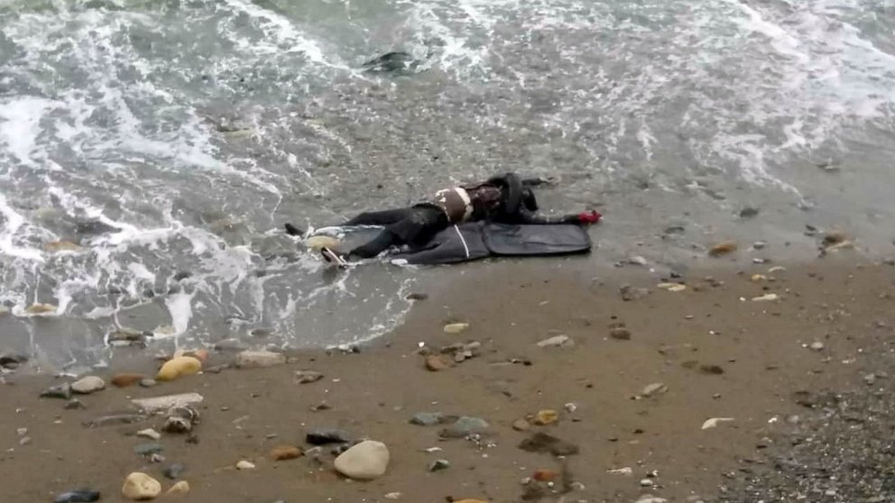 cadáver migrante playa marruecos
