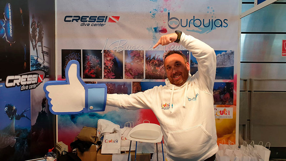 Burbujas en el Salón Internacional Buceo MAS - More Aqua Show