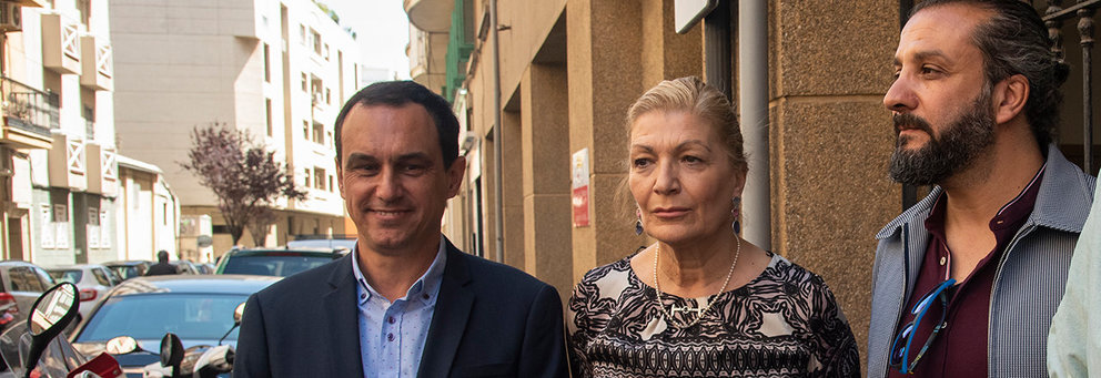 Blanca Gómez, Manuel Hernández  y Adil Mohamed