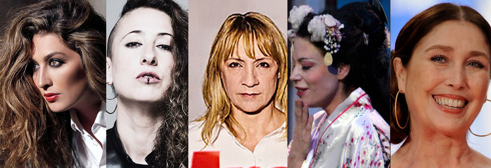 Estrella Morente, Rosario La Tremendita, Blanca Portillo y Verónica Forqué