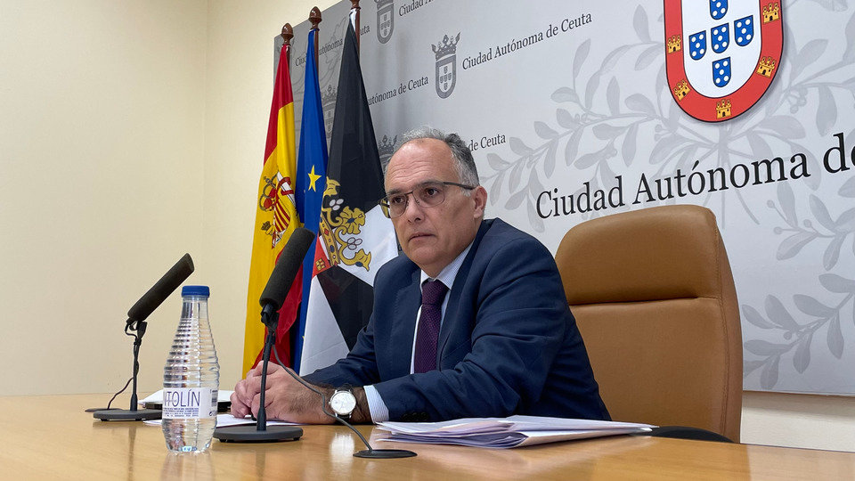 Alberto Gaitán, en la sala de prensa del Palacio Autonómico