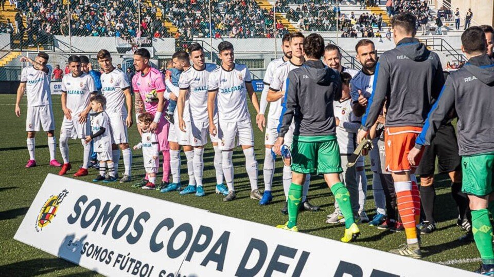 Partido de Copa entre el Ceuta y la Real Sociedad