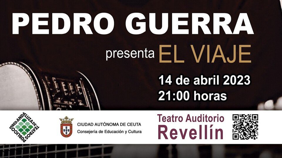 Parte del cartel promocional del concierto de Pedro Guerra