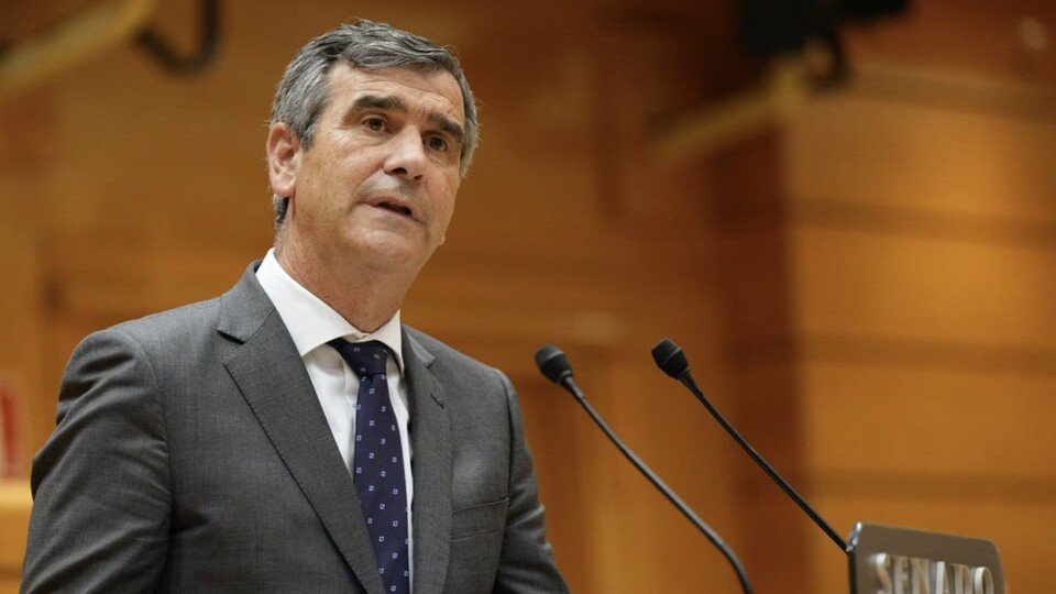 Antonio Román, durante una intervención en la Cámara Alta / Partido Popular