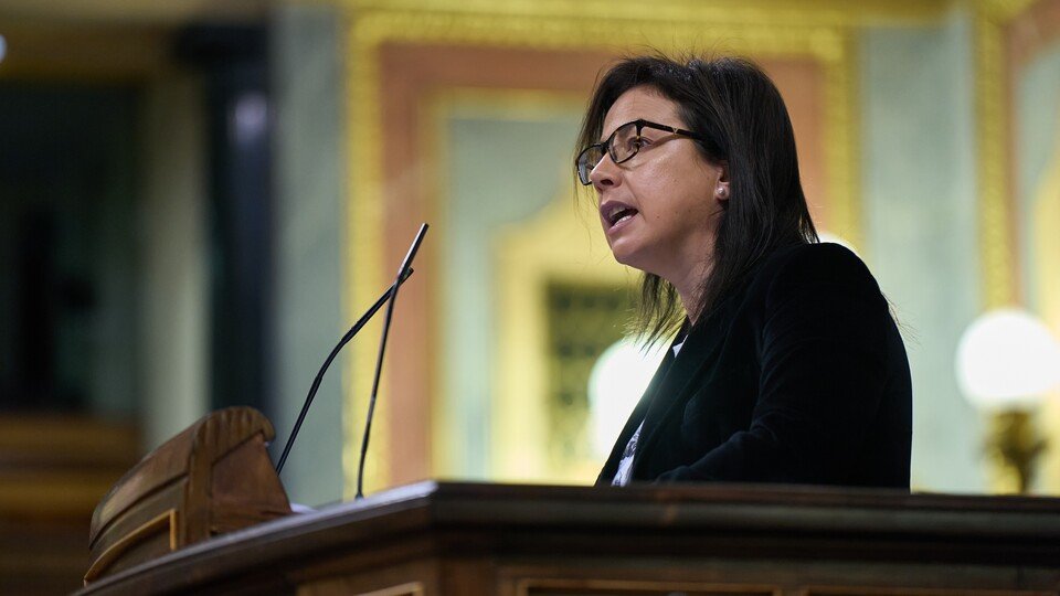 Ana Belén Vázquez, en la tribuna de oradores del Congreso de los Diputados / PP
