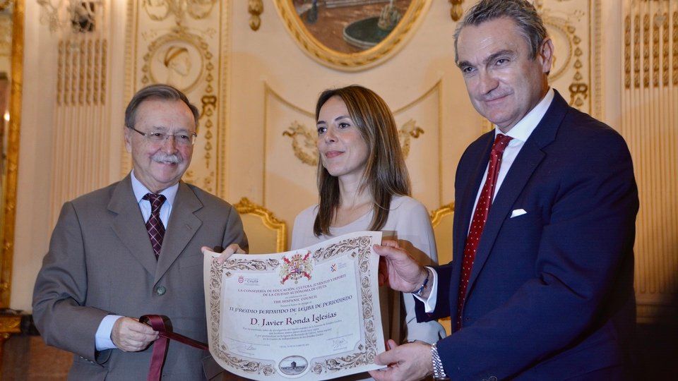 Javier Ronda premio Fernando Leyba periodismo galardón reconocimiento entrega