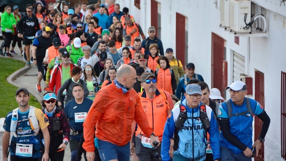 Club Anyera marcha senderismo Vuelta andando a Ceuta 2024