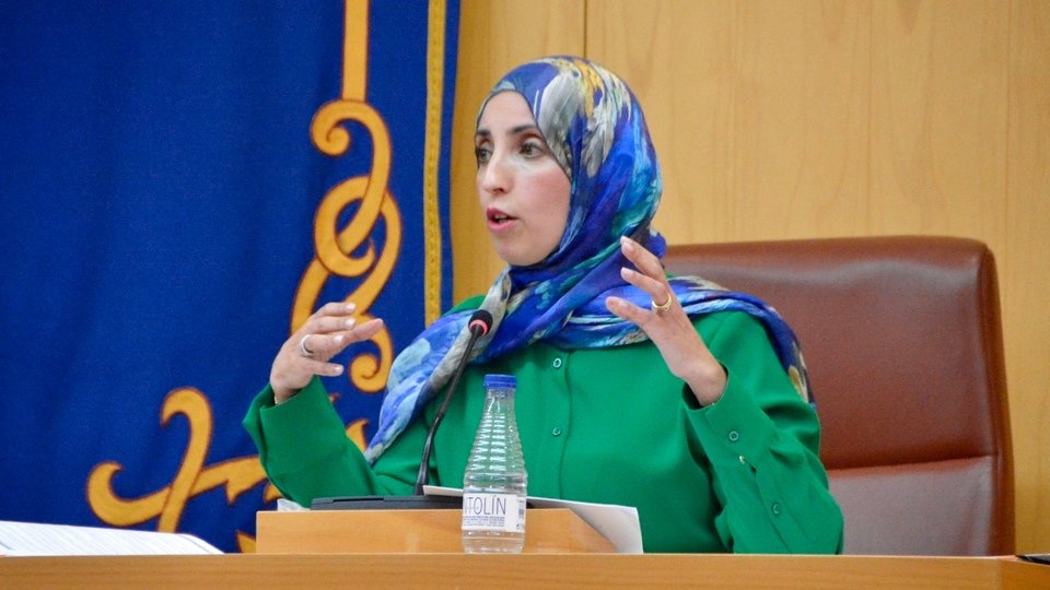 Pleno Asamblea menores inmigrantes inmigración Marruecos febrero 2024 Fatima Hamed MDyC