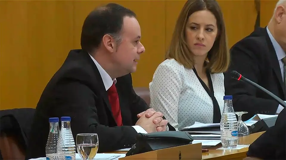 Javier Celaya, en su primnera sesi&oacute;n plenaria.