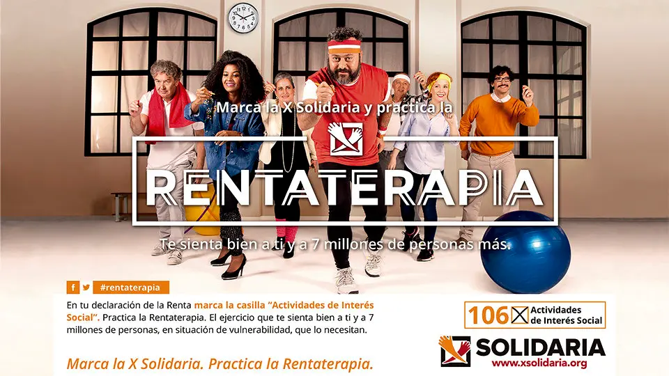 Cartel de la campa&ntilde;a de la X solidaria