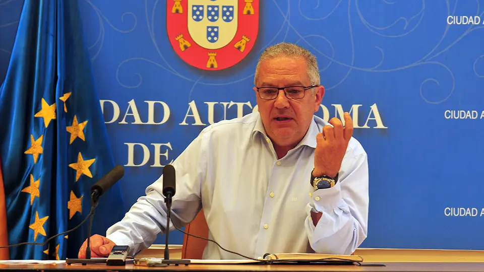 Jacob Hacuel,e ste viernes en la sala de prensa del Ayuntamiento