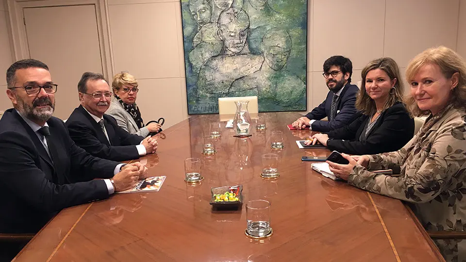 Imagen de la reuni&oacute;n facilitada por el Gobierno de Ceuta