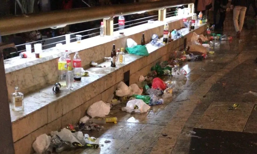 botellon miro tras tardebuena2018