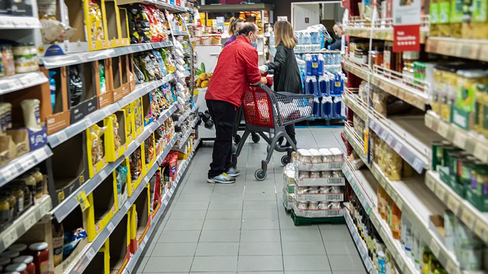 supermercado mascarilla  eroski peq