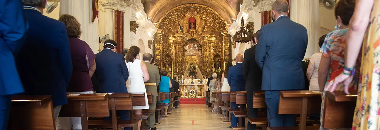Sanruario de Nuestra Se&ntilde;ora de &Aacute;frica en el D&iacute;a de la Patrona