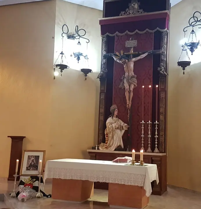 Iglesia del Corpus Christi con Sta. Mar&iacute;a de Africa.