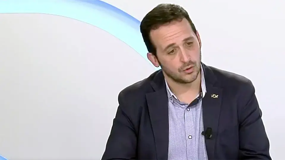Juan Sergio redondo en el plat&oacute; de RTVCE