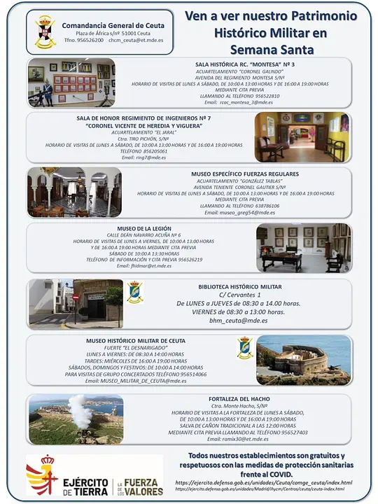 patrimonio militar semana santa