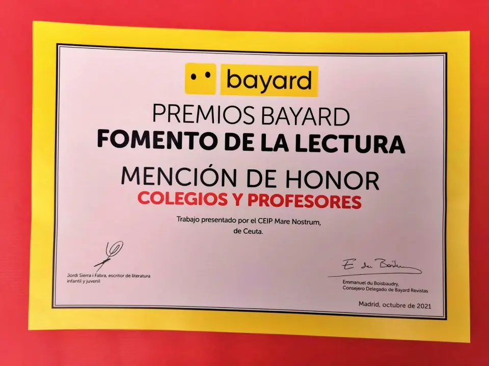 CEIP Mare Nostrum Premio Bayard 30