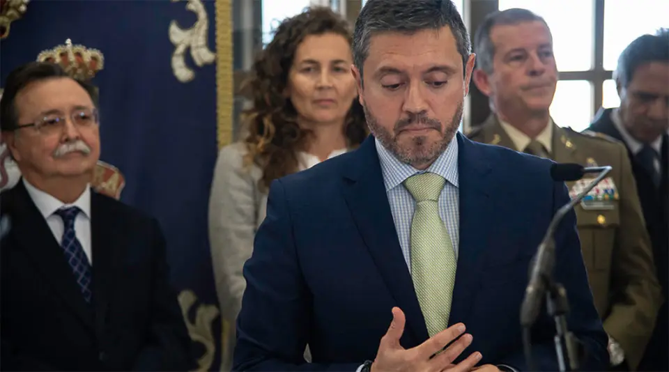 Juan Manuel Doncel, en  su toma de posesi&oacute;n