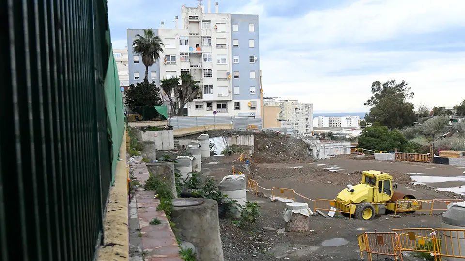 La plaza Nicaragua, vista desde la calle hom&oacute;nima