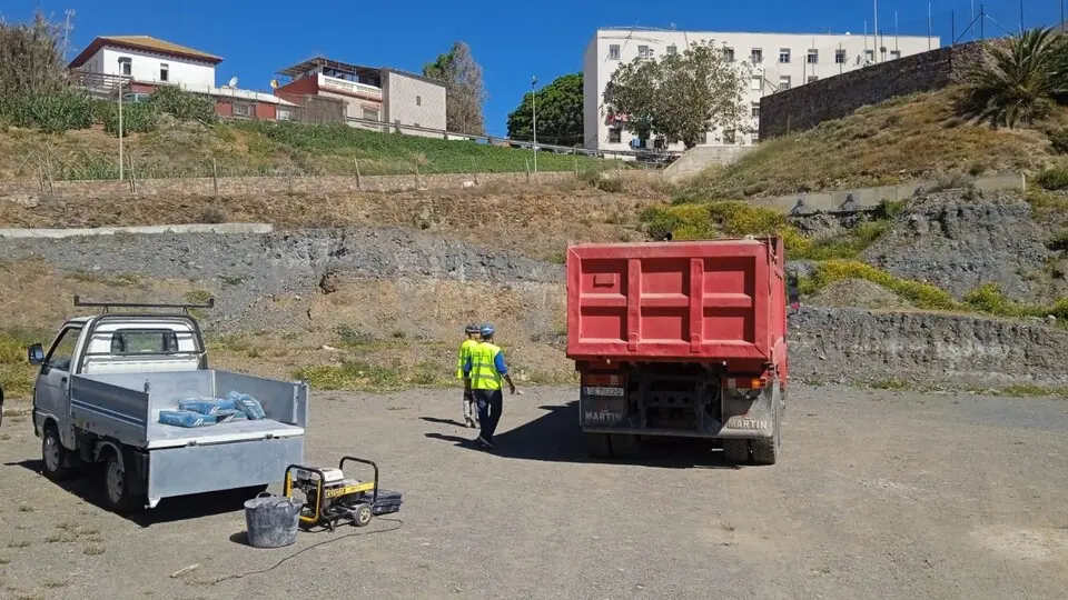 Obras de remodelaci&oacute;n de la explanada de Juan XXIII