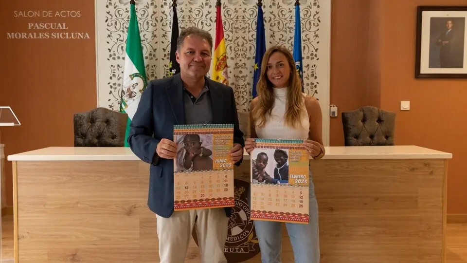 Enrique Roviralta y Maria In&ecirc;s de Gusm&acirc;o, en la sede del Colegio de M&eacute;dicos