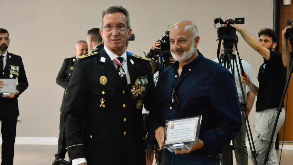 San Urbano Polic&iacute;a local medallas placas 2023