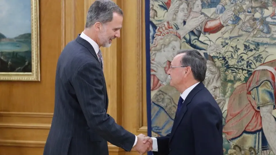 Felipe VI rey Zarzuela recepci&oacute;n reuni&oacute;n audiencia Juan Vivas