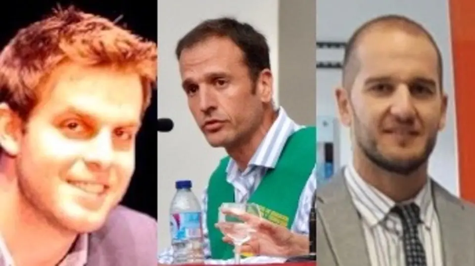 De izquierda a derecha: Jos&eacute; Luis G&oacute;mez, Antonio Jos&eacute; Moreno y Jes&uacute;s L&oacute;pez