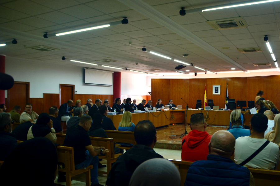  Sala de la Audiencia Provincial donde se est&aacute; desarrollando el juicio por el Caso Emvicesa / Alejandro Castillo 