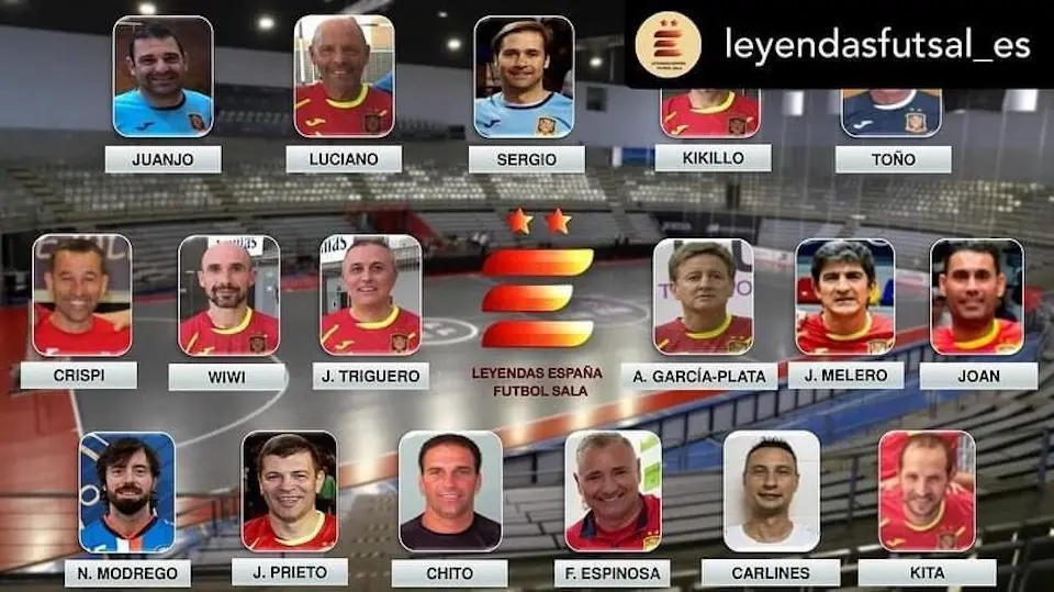 Uno de los equipos participantes en el partido.