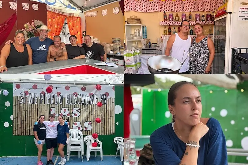 Im&aacute;genes del montaje de la Feria 2024.