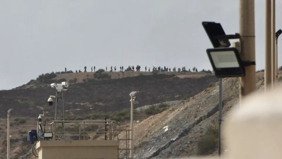 VOX Javier Ortega Smith visita frontera Tarajal Marruecos inmigraci&oacute;n