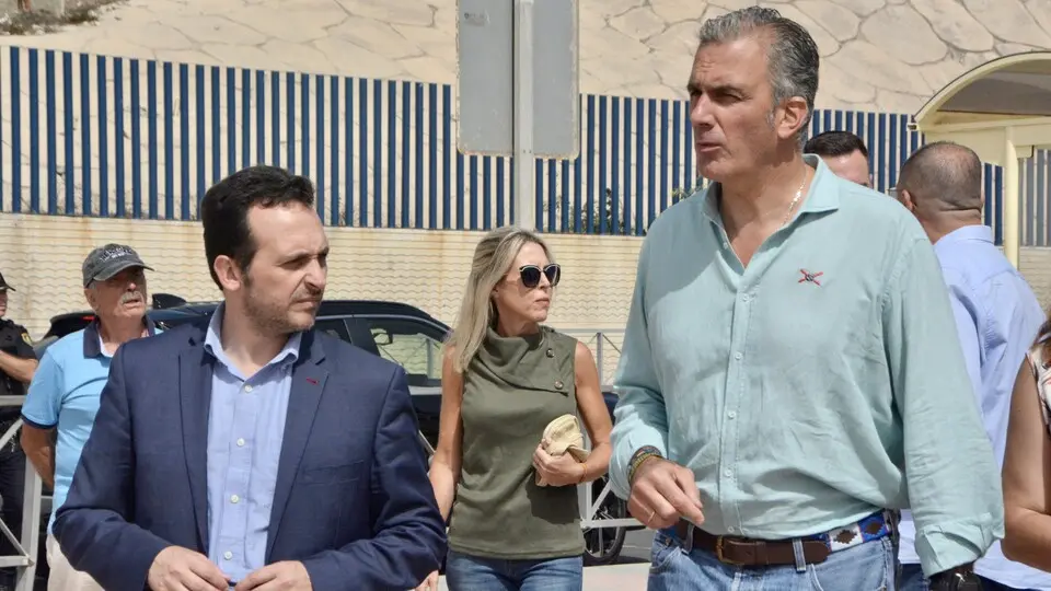 VOX Javier Ortega Smith visita frontera Tarajal Marruecos inmigraci&oacute;n