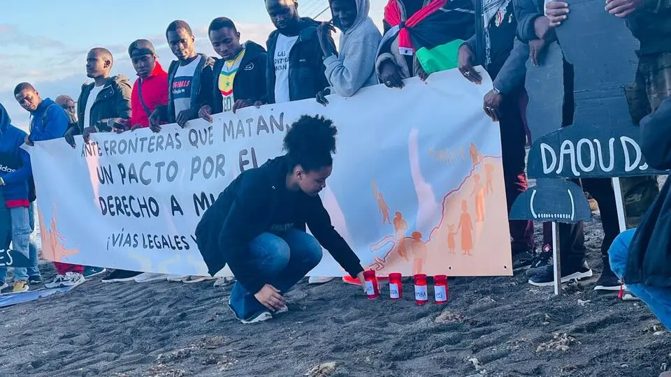La llegada de la XXII Marcha por la Dignidad a la playa del Tarajal13