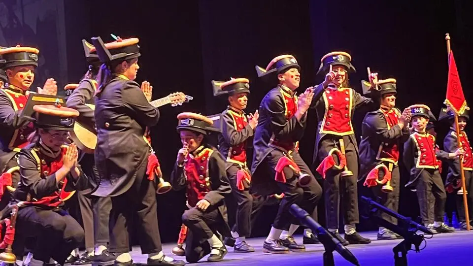 Actuación de la chirigota infantil 'Qué amargura'.13