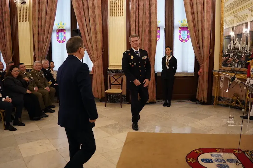 Acto de entrega de la Medalla de Oro de la Ciudad a la Polic&iacute;a Nacional.