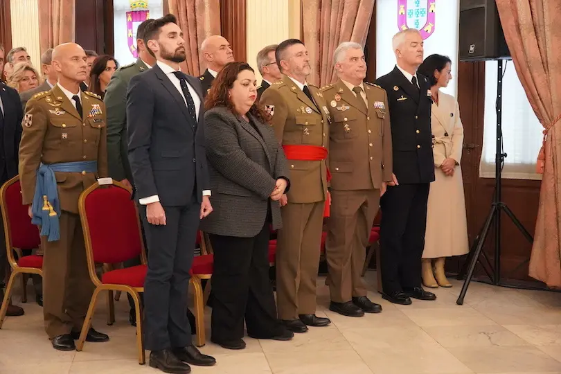 Acto de entrega de la Medalla de Oro de la Ciudad a la Polic&iacute;a Nacional.