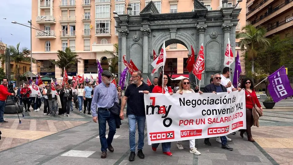 Manifestación del 1 de Mayo convocada por los sindicatos UGT y CCOO20
