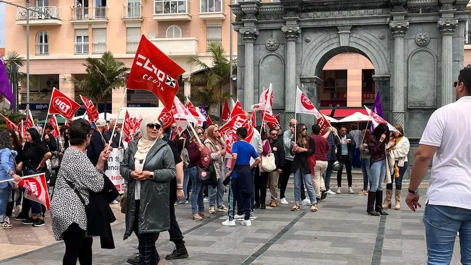 Manifestación del 1 de Mayo convocada por los sindicatos UGT y CCOO23