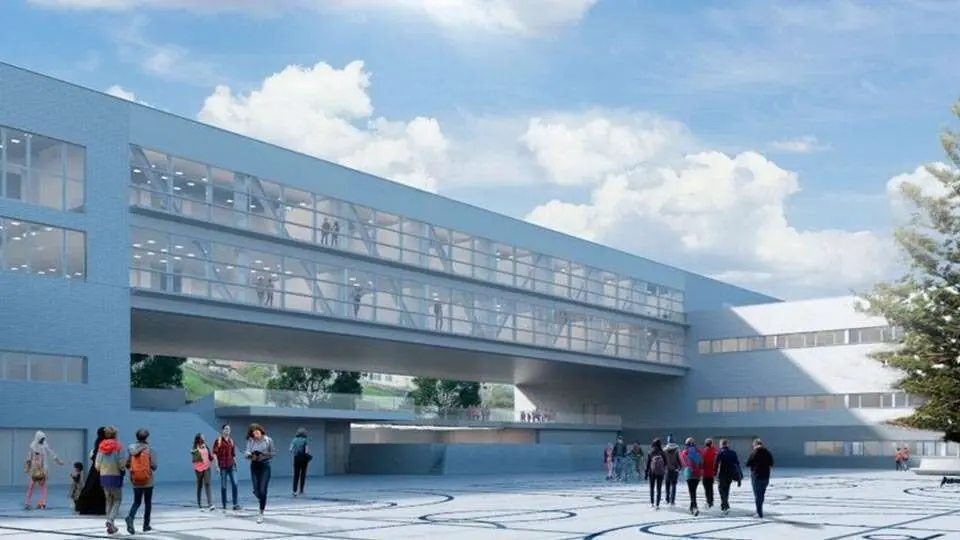  Recreaci&oacute;n del que habr&aacute; de ser el futuro Centro Educativo del Brull./ Reproducci&oacute;n 