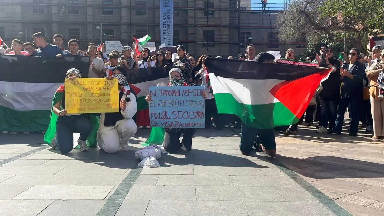 Manifestación estudiantil por Palestina.5